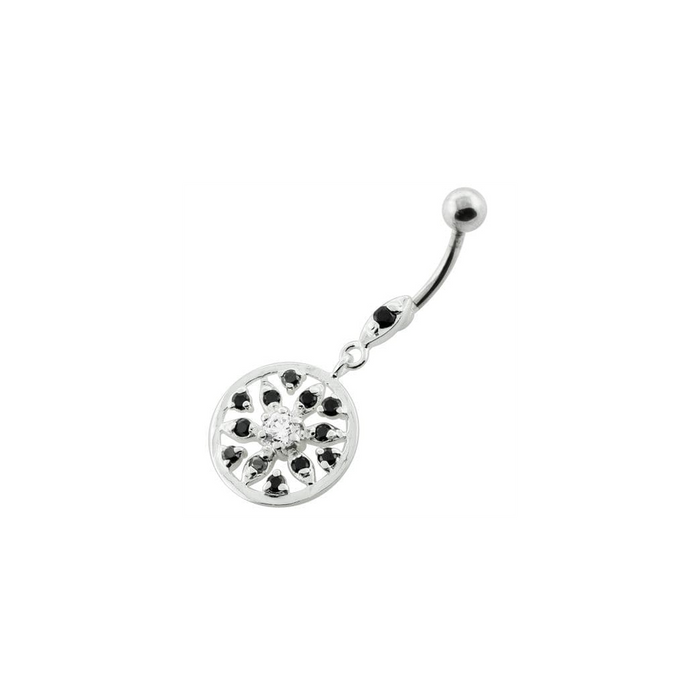 Jeweled Flower navel piercing