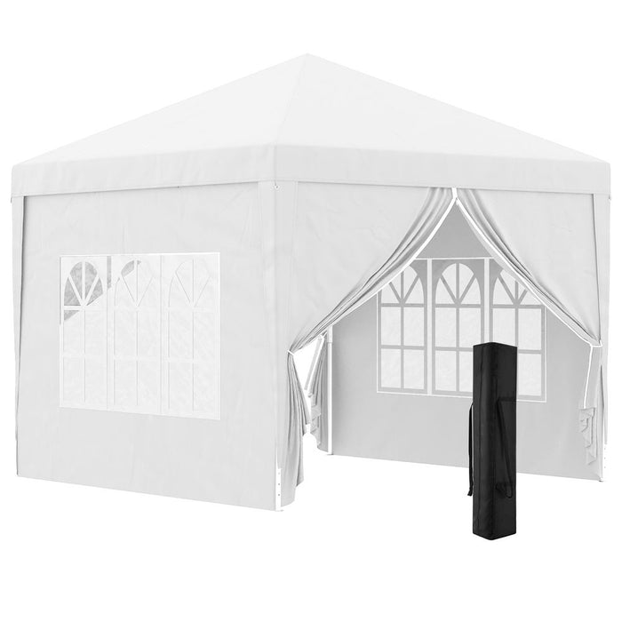 Premium Outsunny 3mx3m Pop Up Gazebo - Perfect for Parties, Weddings, and Outdoor Events - Easy Set-Up and High-Quality!