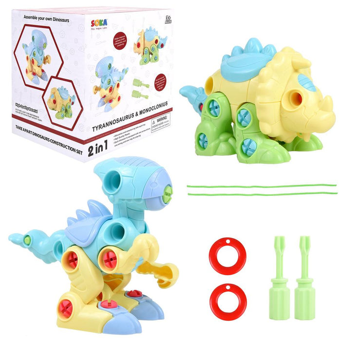 Build Your Own Dinosaur: SOKA DIY Dino - High Quality, Educational Toy