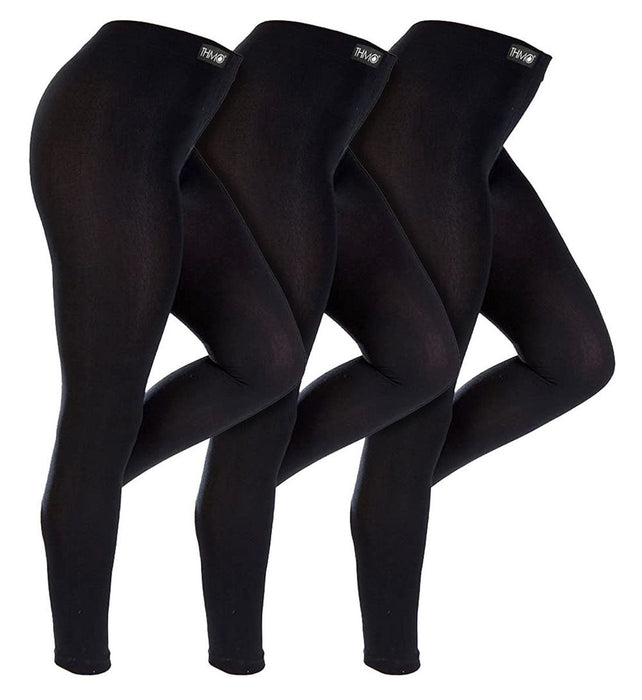 THMO - 3 Pack Ladies Thermal Leggings