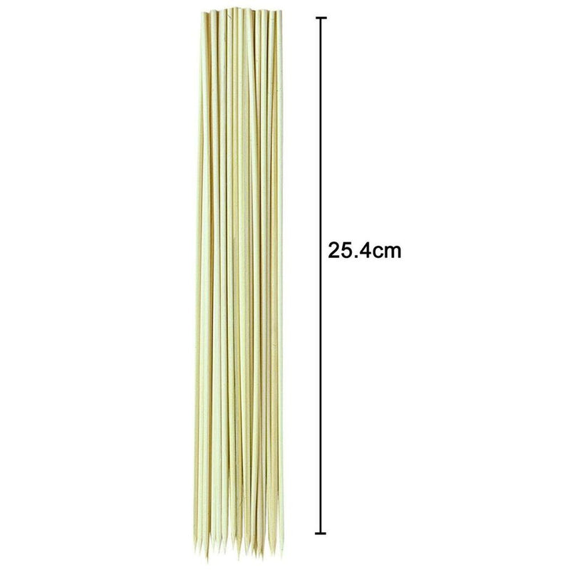 Premium Bamboo BBQ Grilling Skewers 10 Inch - 150 Toothpicks - High Quality & Durable