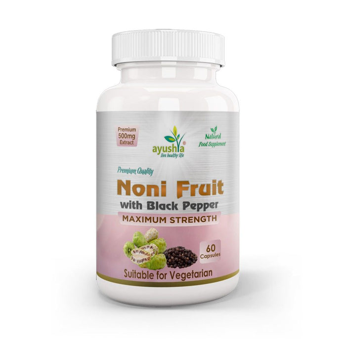 Premium Noni Capsules with Black Pepper