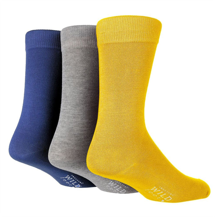 Wildfeet - Mens 3pk Plain Socks