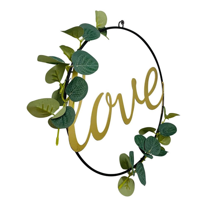 Hanging Love Deco with Eucalyptus - Charming Art Decor for Any Home