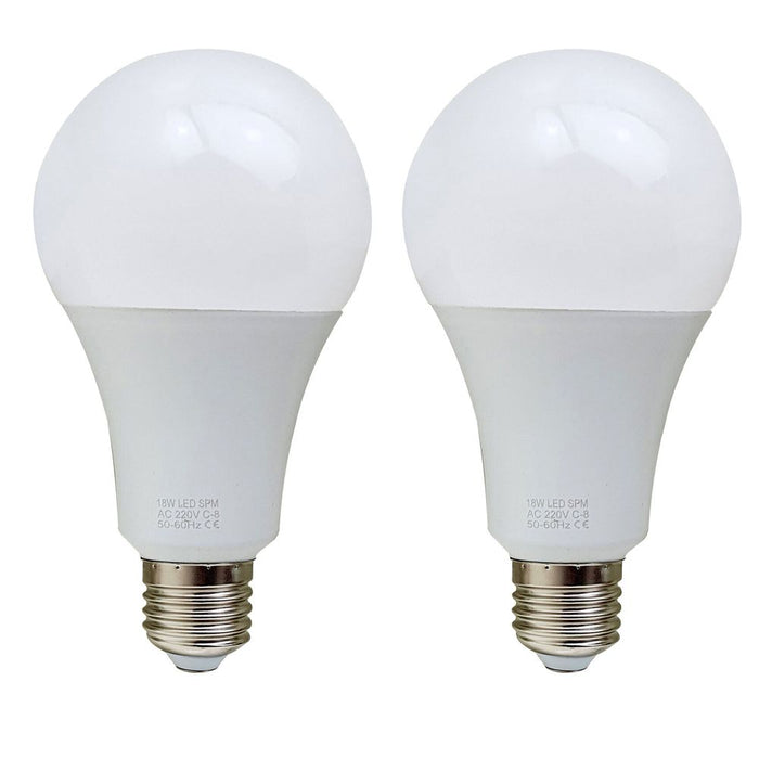 18W E27 Screw LED Light GLS bulbs, Energy Saving Edison  Cool White 6000K non dimmable lights