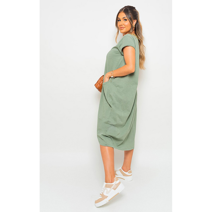 Ultimate Summer Vibes Short Sleeve Midi Dress