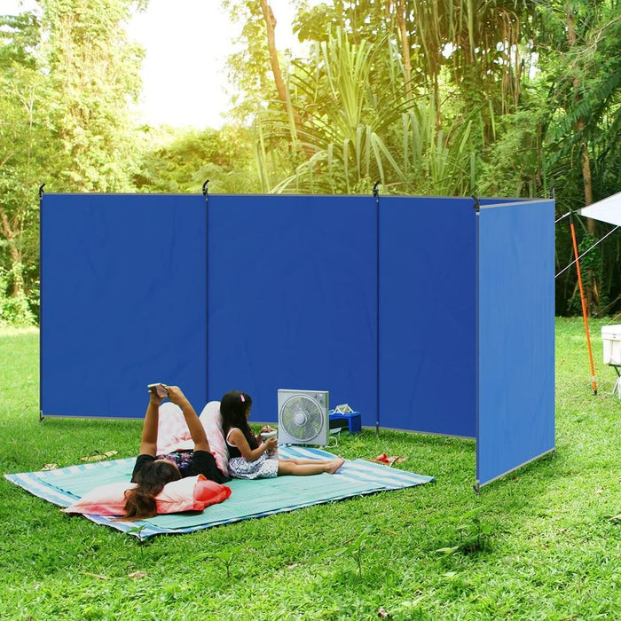 Ultimate Portable Camping Windbreak - Superior Wind Blocking & Privacy with 4.5m x 1.5m Coverage