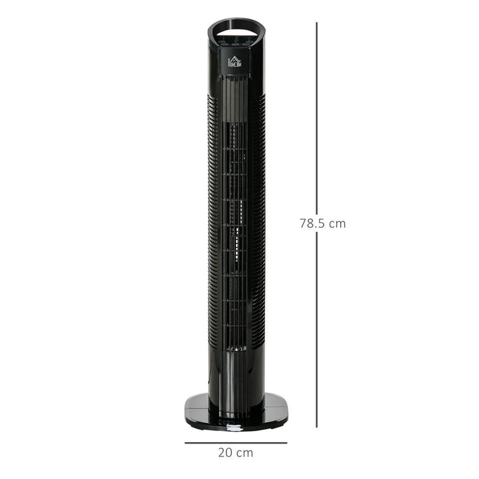 Tower Fan, 3 Speed 3 Mode, Timer, Oscillation, Controller – Black, 9 Setting. Stay cool and comfortable.