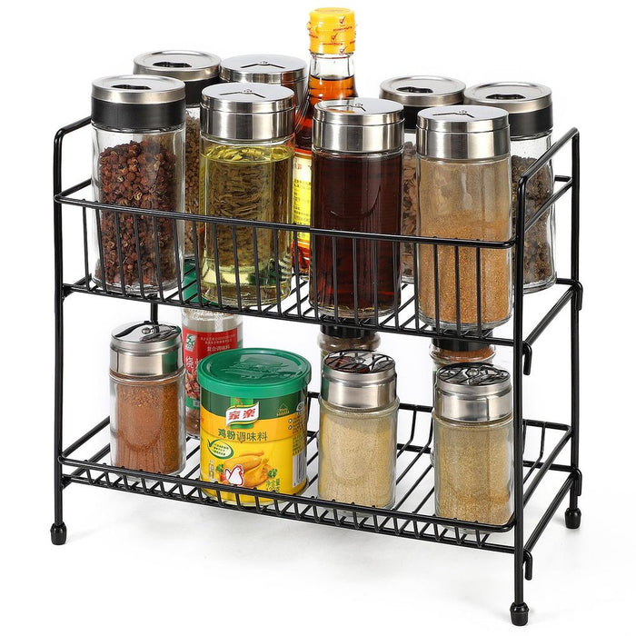 VINSANI 2 TIER FREE STANDING SPICE RACK