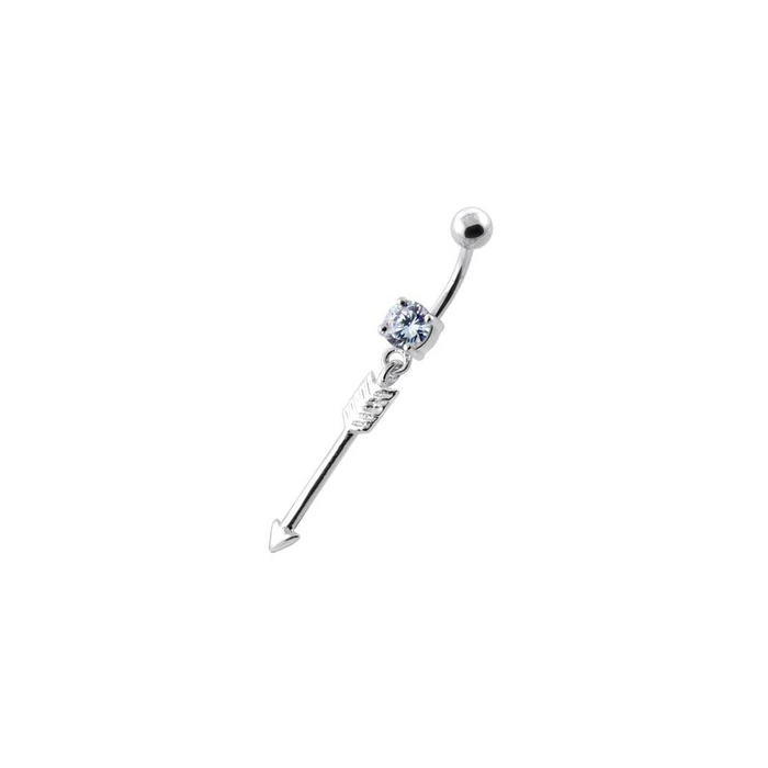 Trendy Arrow belly button bars