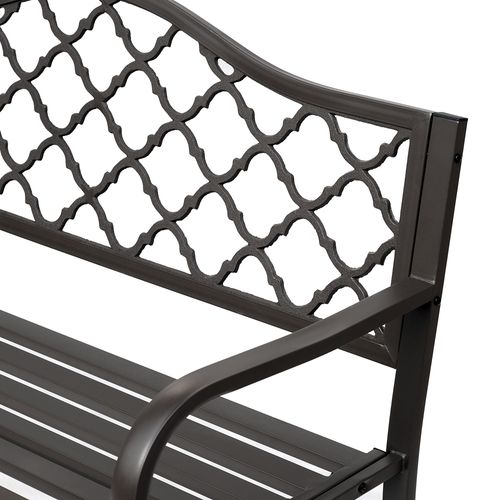 Cast Iron Front Porch Bench Mesh Patio Folding Rocking Set Lawn Furniture