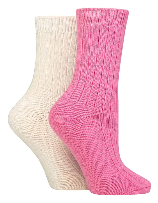 2PK - Wildfeet Cashmere Bed Socks