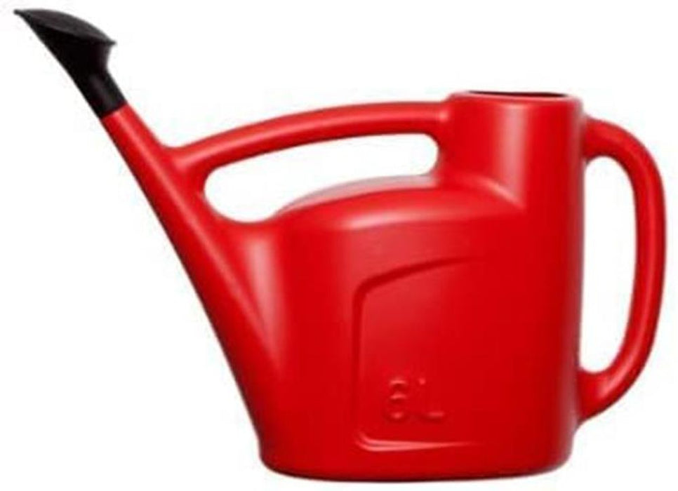 Whitefurze G28WC 6L Watering Can - Red | Multipurpose, Modern Design, Easy to Pour | High-Quality Gardening Tool