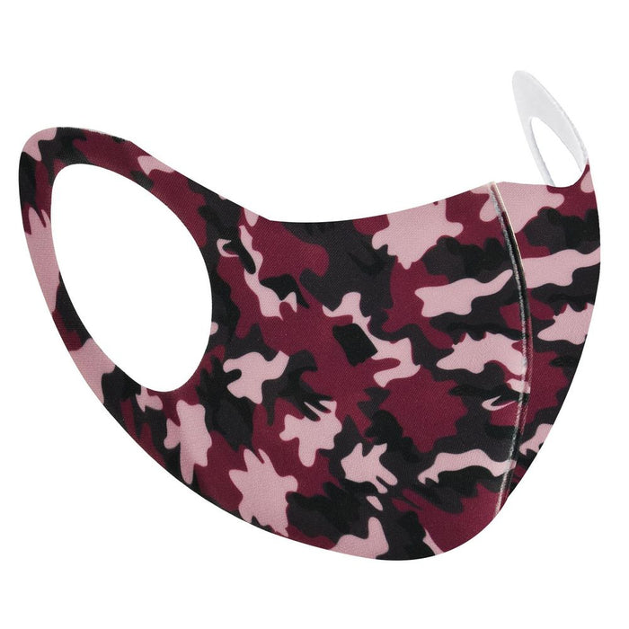 Premium Pink Camo Reusable Womens Face Mask - High-Quality PMS-755035 AS-05374