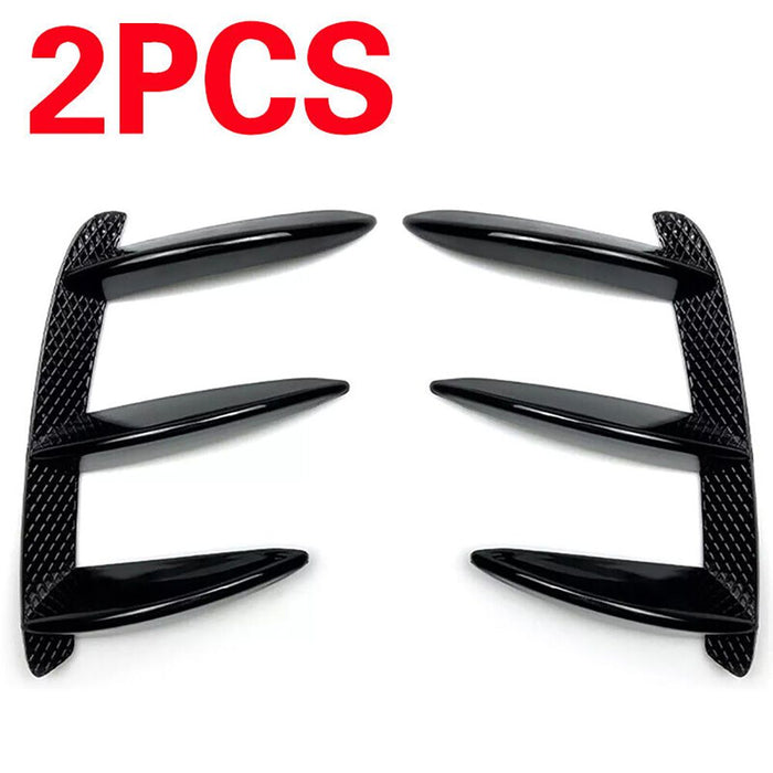 2x Rear Bumper Splitter Canard Trim For Mercedes-Benz A Class W176 A200 A250 AMG