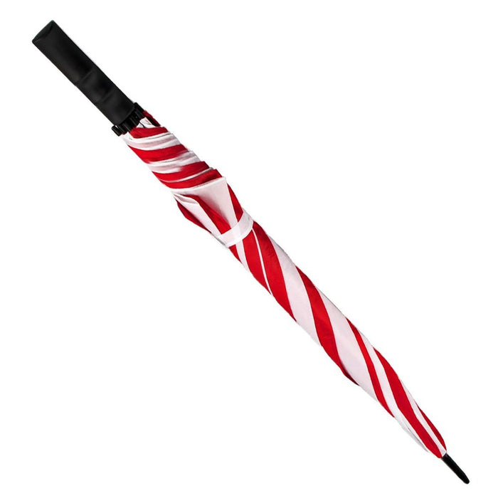 28" Golf Umbrella RED/WHITE | UM-18 UM18RW