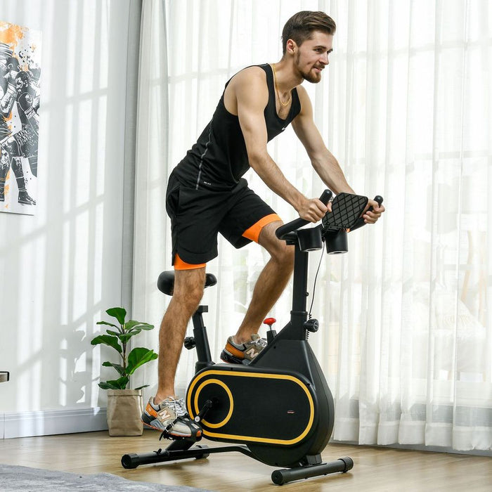 SPORTNOW Exercise Bike - Home Cardio Workout with LCD Display