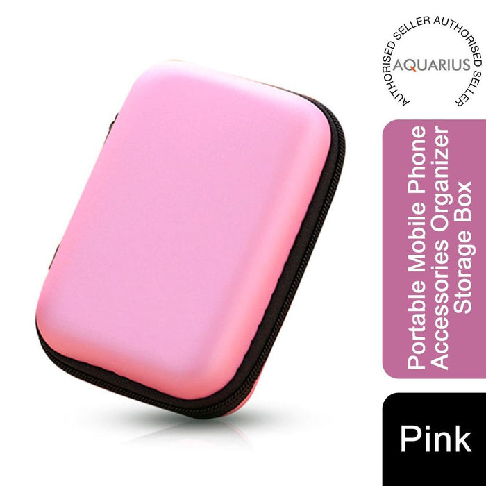 Aquarius Phone Accessories Organizer - Portable Storage[Pink]