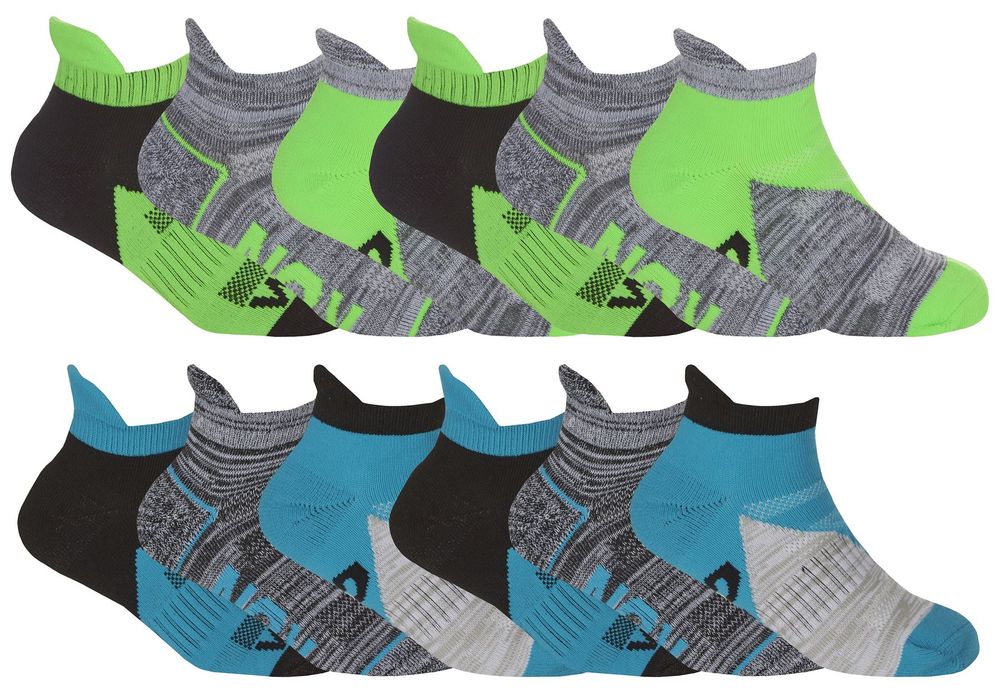 12 PAIRS - Kids Space Dyed Trainer Socks