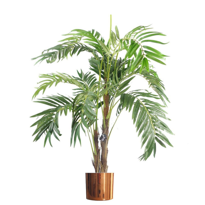 LARGE Artificial Palm Trees Metal Planters - Choice of Size and Colour