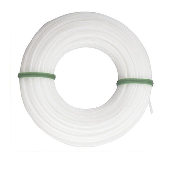 Rowan Strimmer Line 15m x 1.25mm White - Durable Nylon for Easy Grass Cutting - Refill Your Strimmer with Ease!