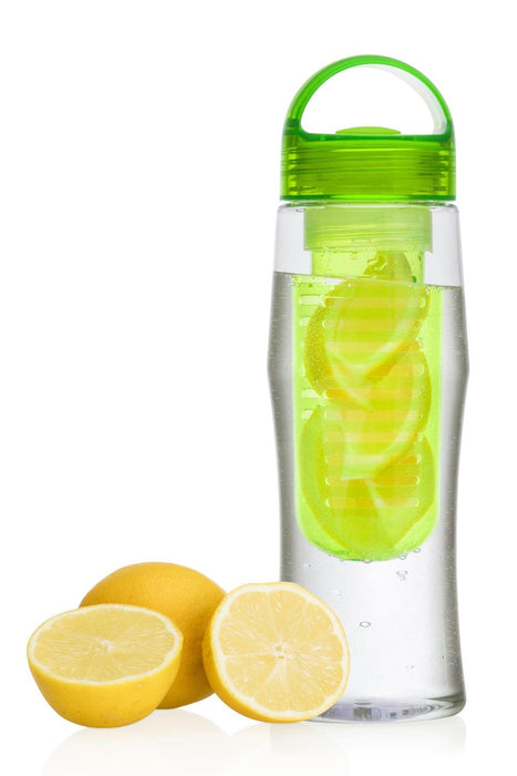 Vinsani 700ml Fruit Fuzer Infusion Infuser Water Bottle Infuser Aqua Hydration - BPA Free