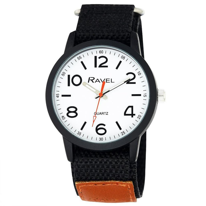 Bold Arabic Dial Ravel Mens Velcro Sports Watch - High Quality & Fast Fit Action  - R1601.64.13