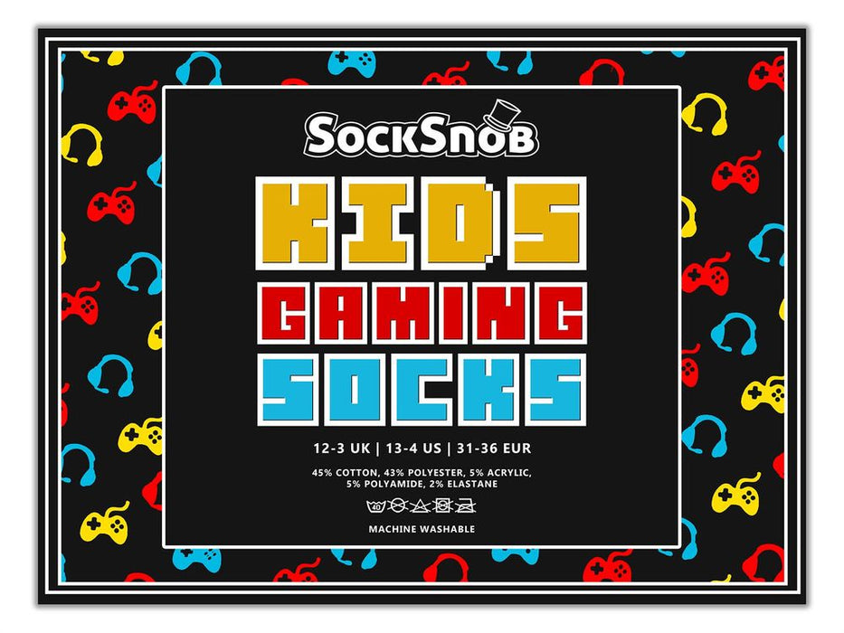 Sock Snob - 3 Pack Kids Gaming Socks