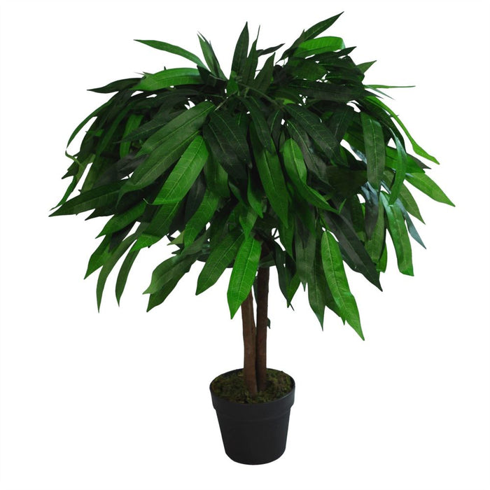 Large 80cm Tall Artificial Mango Tree: High-Quality, Realistic Foliage, Perfect for Any Space