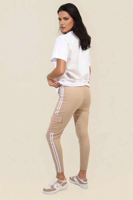 Drawstring Waist Cargo Trouser