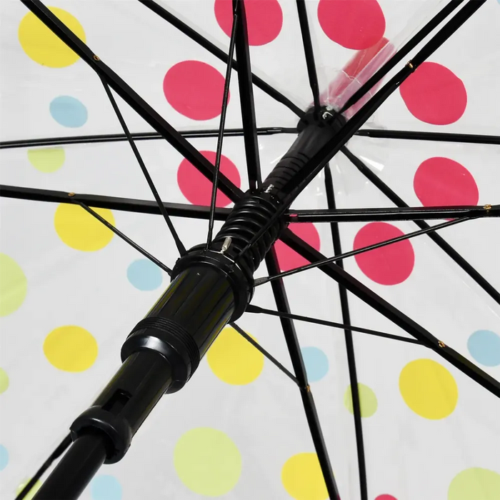 BBA Dome Umbrella PINK POLKA AS-12594