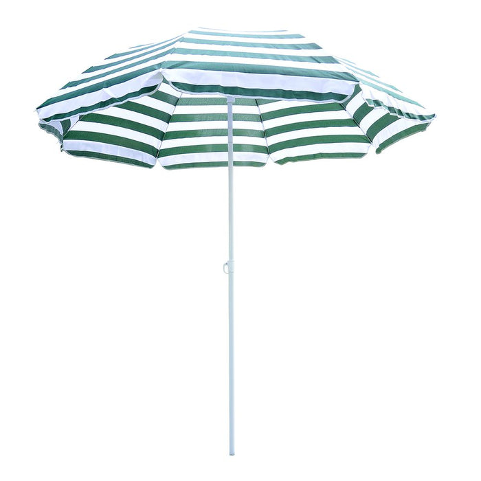 Large 1.8m Crank Umbrella - Sunshade for Patio, Garden, Beach - High-Quality Folding Parasol