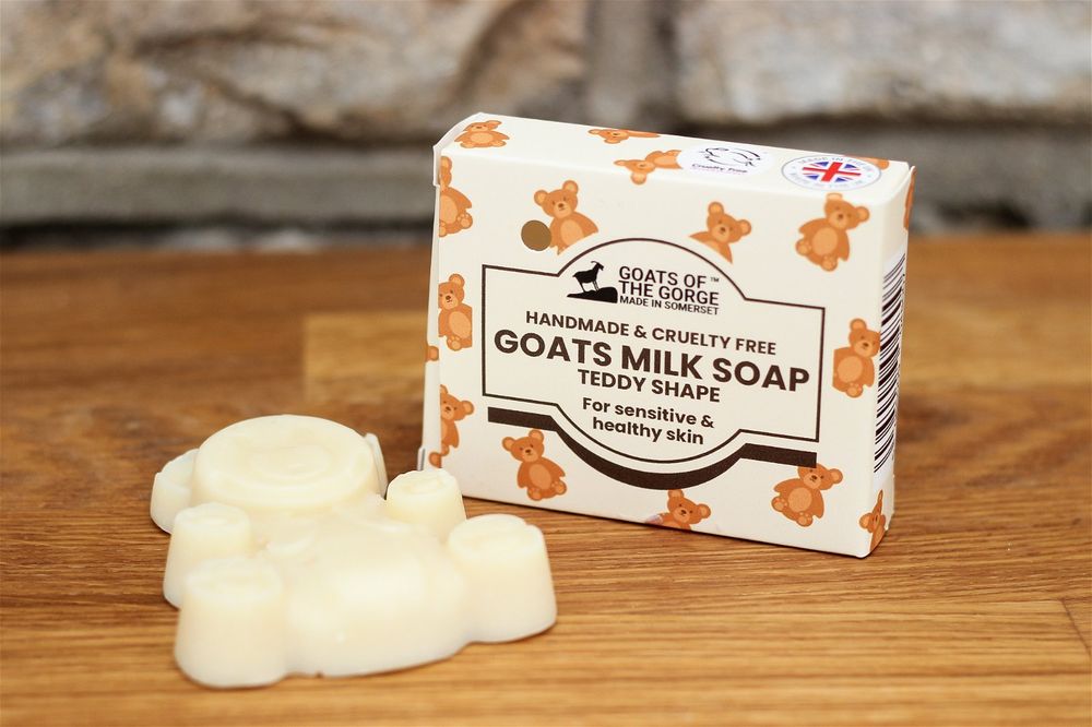 Premium Goats Milk Soap Teddy Shape - Moisturizing, Rejuvenating, Healthy Skin - Best Quality