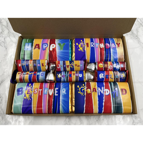 Fun Novelty Birthday Chocolate Wrapper Gift Box - Grandad