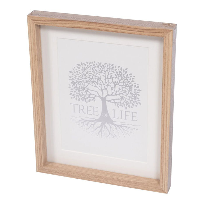 Premium Silver Tree Of Life Print - High Quality 25cm Size - Perfect Decor