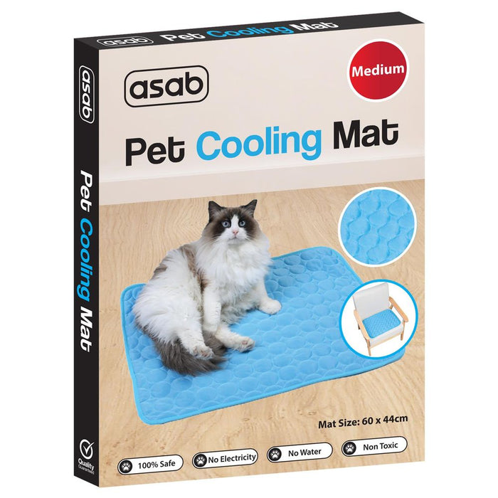 Premium ASAB Pet Cooling Mat - Best Quality 60x44cm - Stay Cool!