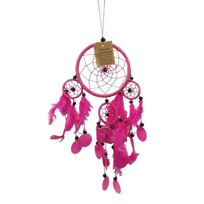 Handcrafted Capiz Dream Catcher, 12cm