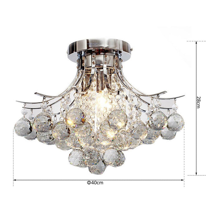 Shimmering Crystal Chandelier: Modern Pendant Light with K9 Crystals for a Glamorous and Stylish Ceiling Lighting