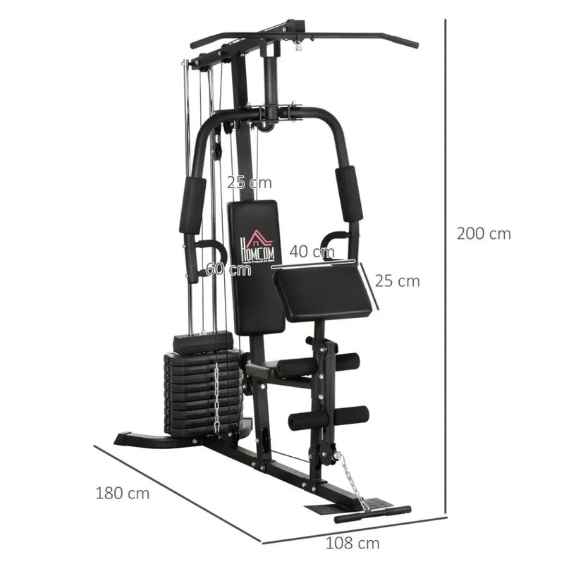 Ultimate Home Gym Machine | 45kg Weight Stack | Full Body Workout | Multifunction