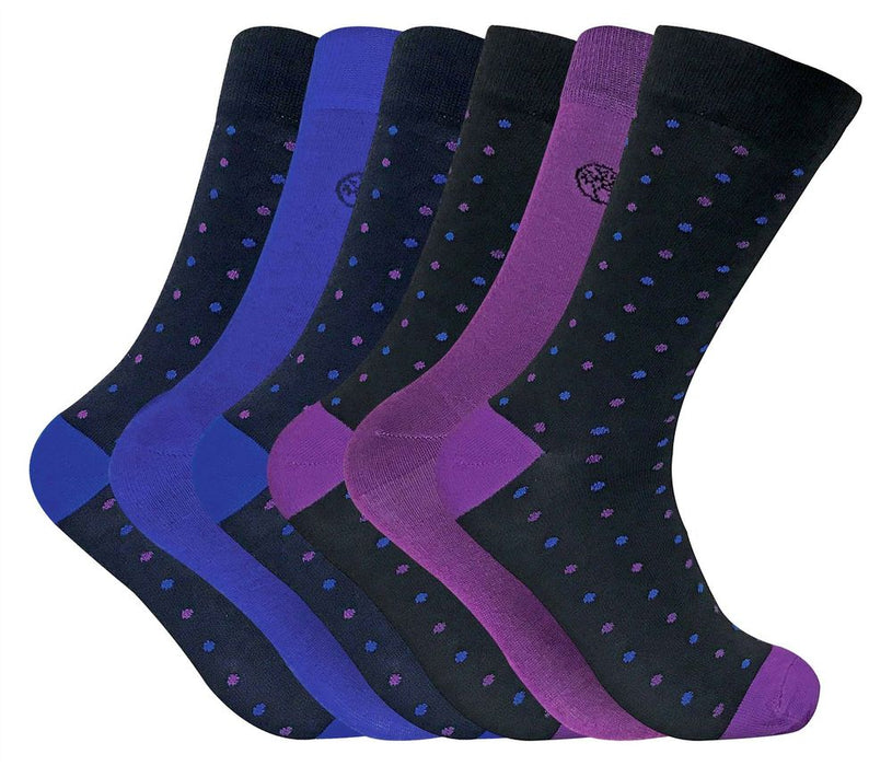 6 Pairs Funky Bamboo Socks