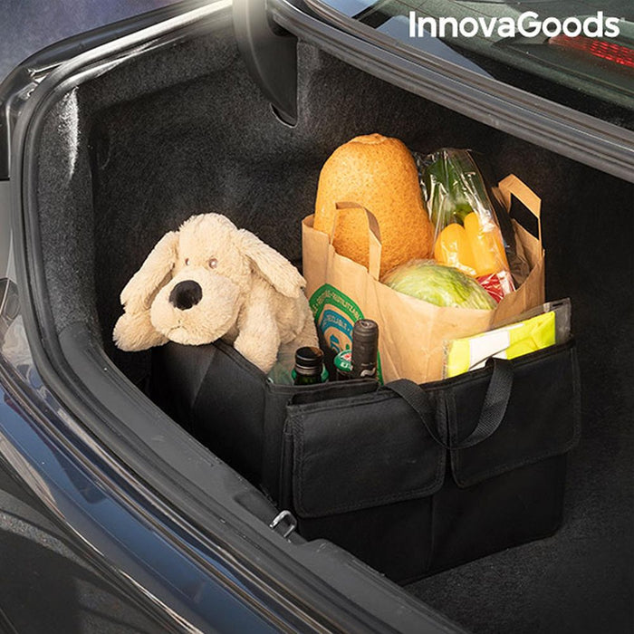 Folding Car Trunk Organizer Storage Bag | Velcro Grip, 55L Capacity | Multifunctional & Easy to Use