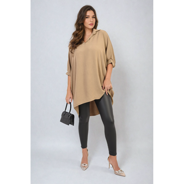 Reign Balloon Sleeve Oversized Top - Versatile Chic & Breezy Comfort!