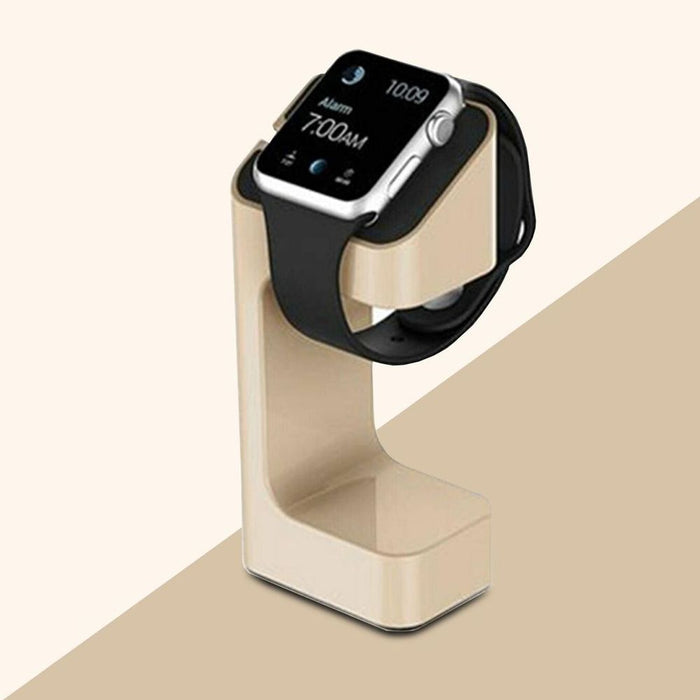 Aquarius Charger Stand Holder for Watch, Gold - High Quality & Stylish Charging Dock