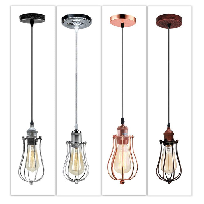 Ceiling Rose Balloon Cage Pendant Lamp - Lighting Kit - High Quality - UK