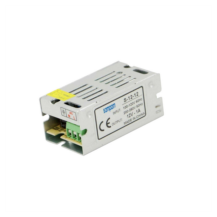 High-Quality DC 12V Power Supply for LED Strip Lights - IP20, AC100V/240V Converter