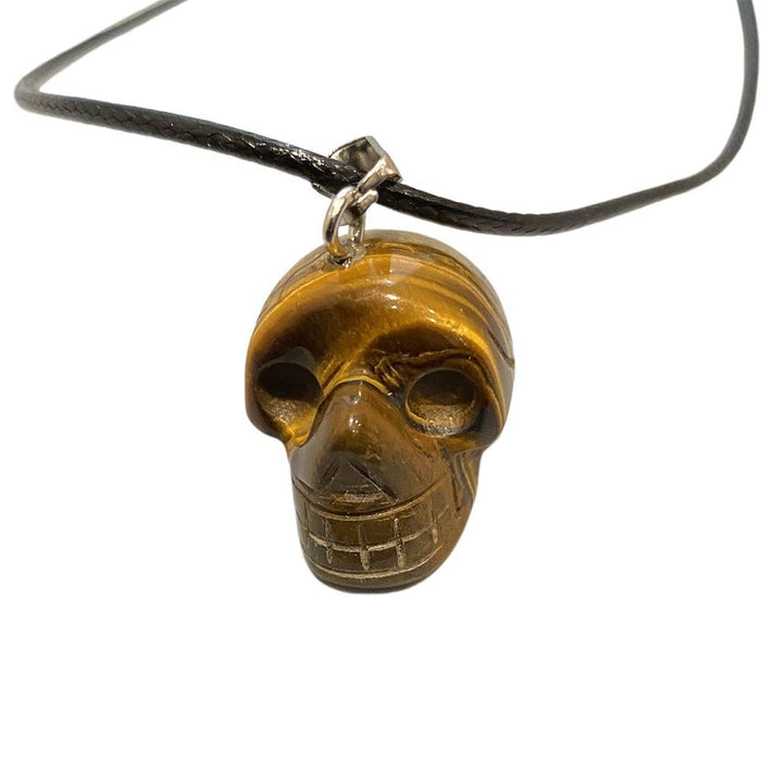 High Vibrational Crystal Skull Pendant - Enhance Energy & Healing