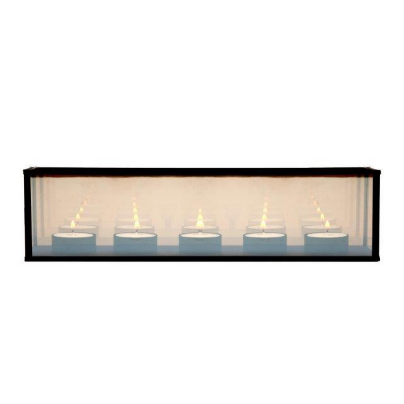 Exquisite Mirrored Tealight Holder - Perfect for Any Mantel or Tabletop