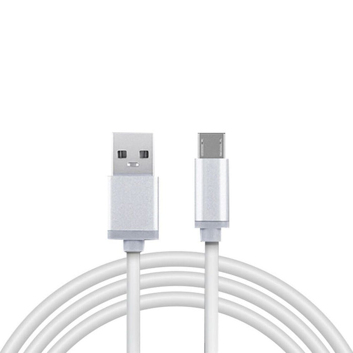 Powerz USB Data Charger Cable - Micro USB 1.2m - White