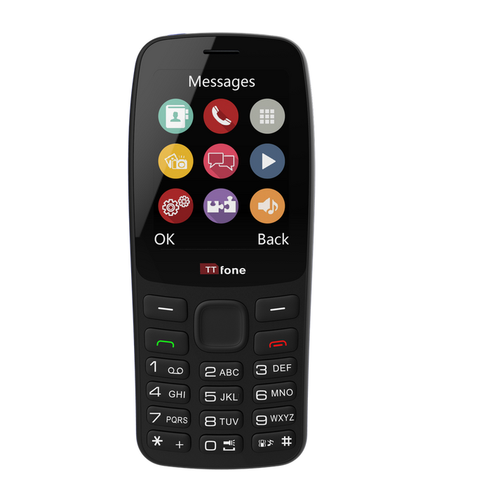 TTfone TT175 Dual SIM, Charger, Giff Gaff SIM - Best Quality Mobile Phone