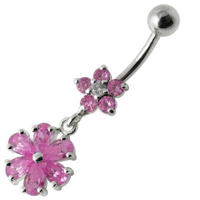 Fancy  Wheel Dangling Belly Ring Body jewelry